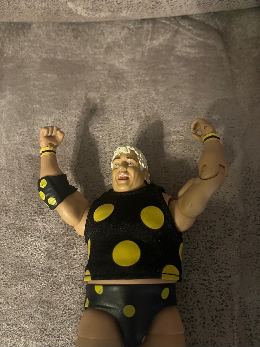 WEE Elite Legends Dusty Rhodes Action Figure - “The American Dream” Polka Dot - Picture 5 of 12